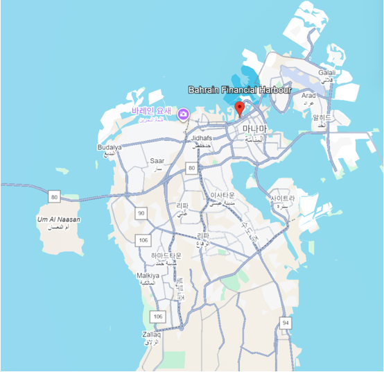 MANAMA 오피스 지도